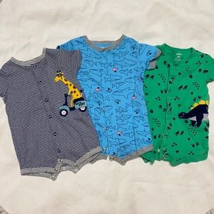 Carter’s baby snap romper bundle